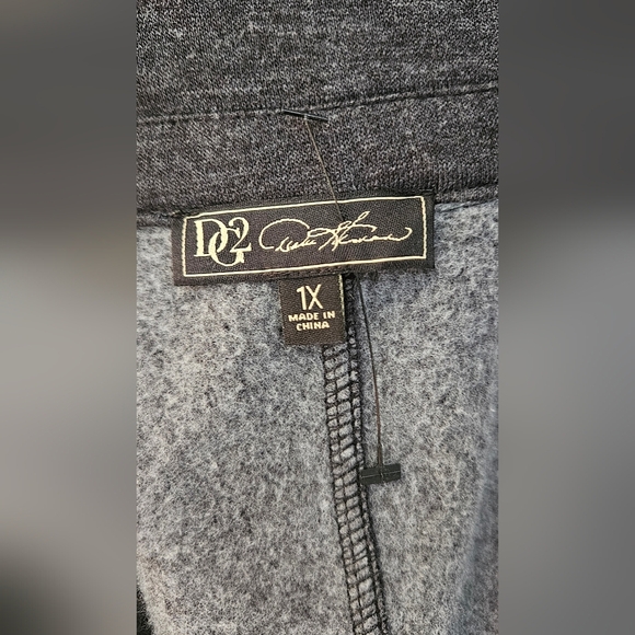 Women's Charcoal Bomber Thick Cottony Jacket - Picture 2 of 4